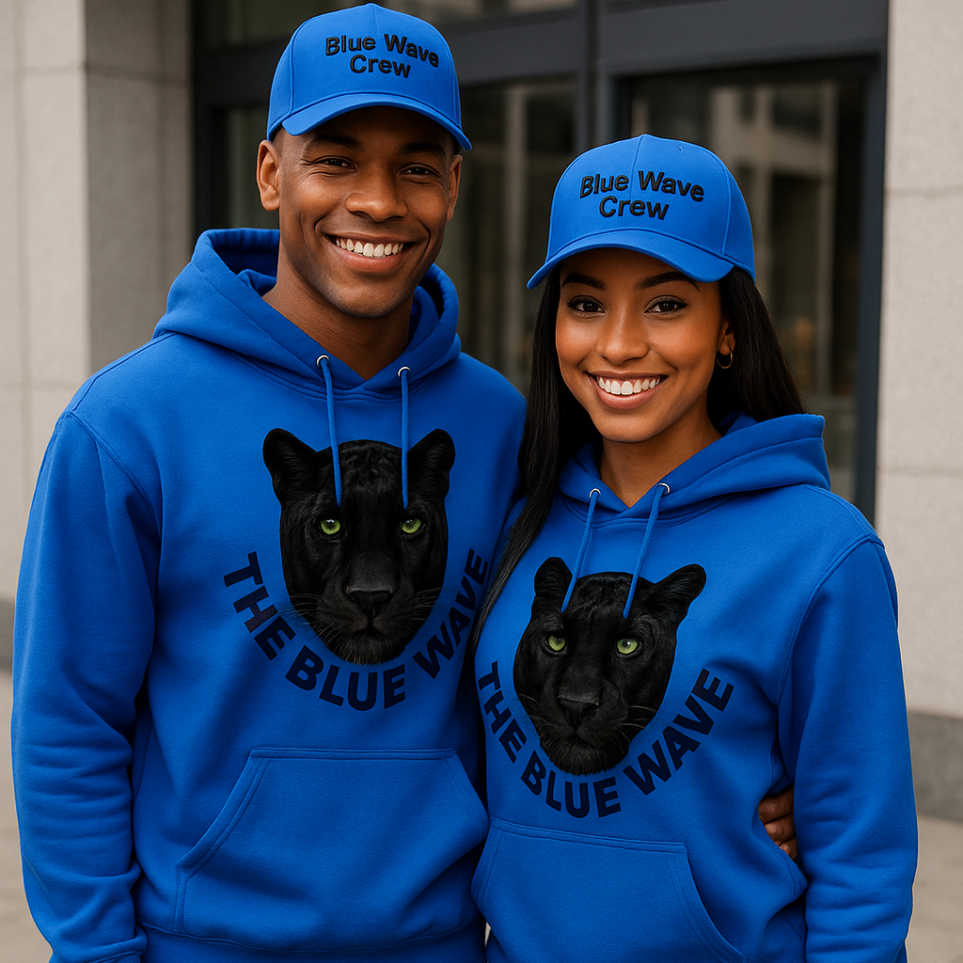 The Blue Waves | Unisex Pullover Hoodie
